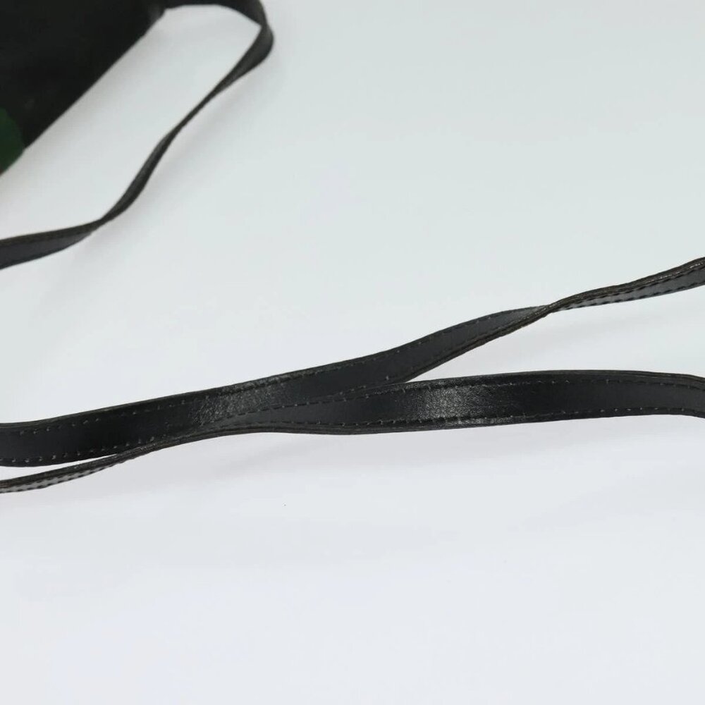 GUCCI GG Canvas Web Sherry Line Shoulder Bag Black Gold - Picture 6 of 15